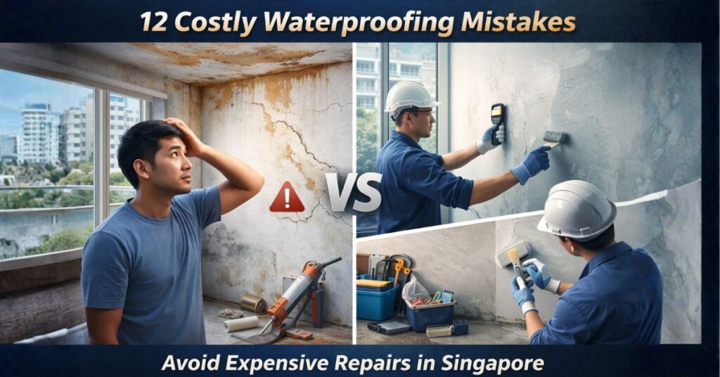 12 Mistakes Homeowners Make Before Calling a Waterproofing Specialist in Singapore