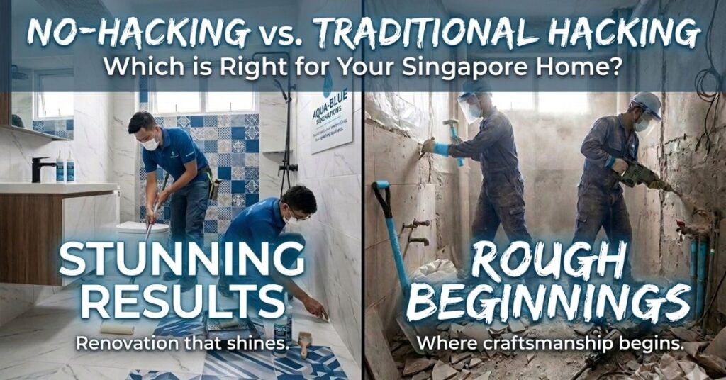 No-Hacking Waterproofing vs Traditional Hacking Which is Right for Your Singapore Home